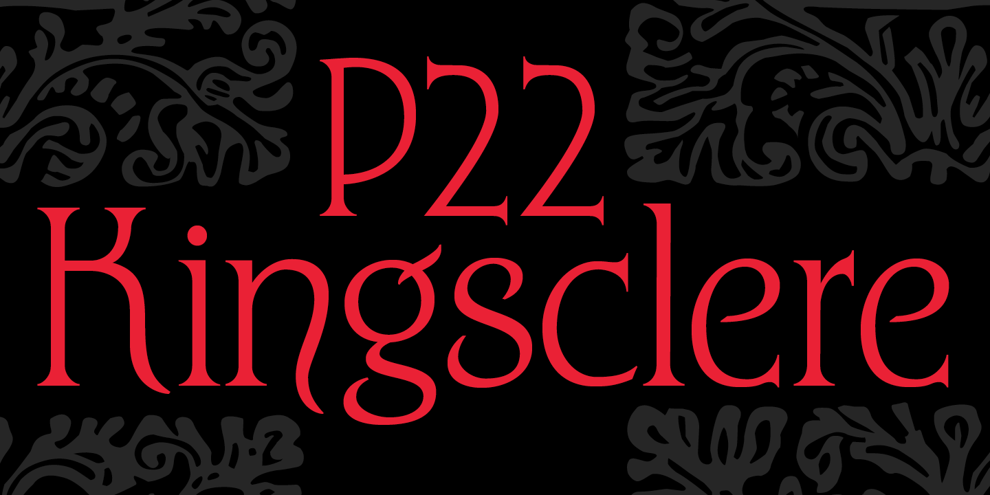Font P22 Kingsclere